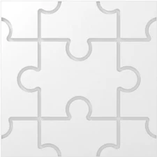 12 Tiles 3D Wall Panels PVC Tiles Textured Bricks Art Design 19.6" x 19.6"