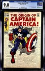 Captain America #109 (1969) Cgc 9.0 Vf/Nm Ow White Classic Kirby Key Origin