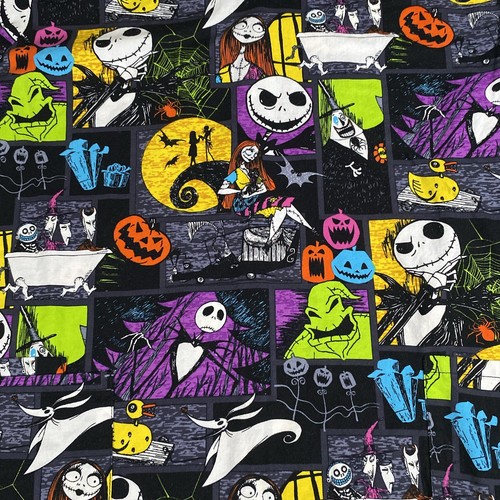 Disney Nightmare Before Christmas Medical Scrub Top Women's Size Large - Picture 2 of 7