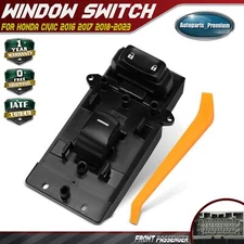 Front Passenger Side Power Window Switch for Honda Civic 2016-2023 35760TBAC11