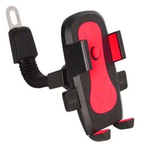 Universal Bike Electric Scooter Motorcycle Handlebar Phone Mount With Safety - Photo 10 sur 13