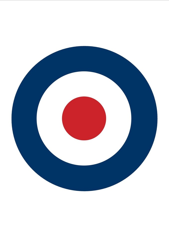 MOD Target A5 Greeting Card + Paper Planes Stocking Filler Christmas