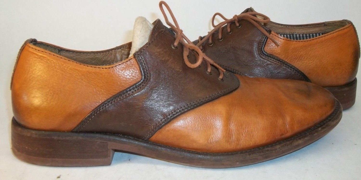Johnson & Murphy Uomo Uomo Uomo scarpe US 10.5 M Two Tone Marrone Leather Lace Oxfords 5723 bc21ae Johnson & Murphy Uomo Uomo Uomo scarpe US 10.5 M Two Tone Marrone Leather Lace Oxfords 5723 bc21ae