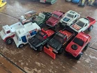 10 Vintage Diecast Hot Wheels Trucks Mattel Steel Estate pickups 70s 80s metal