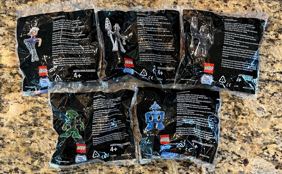 Lego Galidor 2002 Happy Meal Juguetes Juego Completo Foto 2 de 3