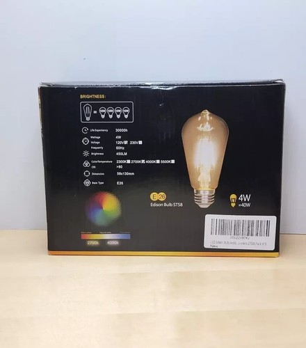 NOTOC LED Edison Bulb Antique 40W Vintage Edison Bulb E26 Light Bulb Ships Fast! - Picture 5 of 6