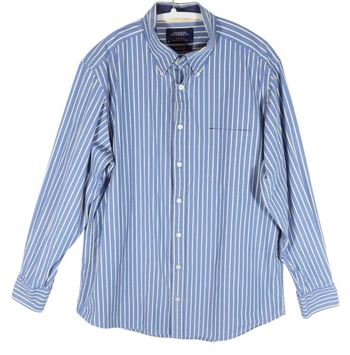 CHARLES TYRWHITT Weekend Classic Fit Stripe Button Down Shirt Size M Blue Yellow