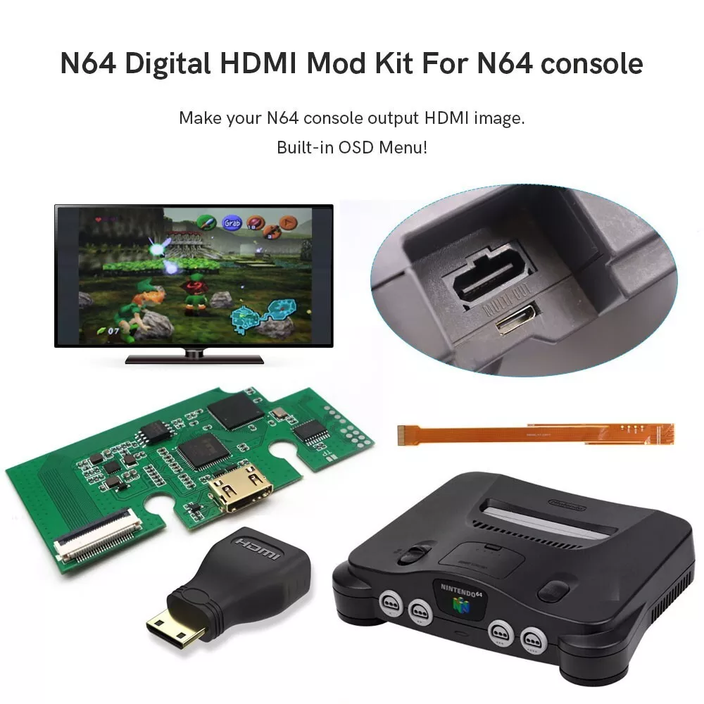 Wii HDMI Kit Compatible With All Non-Mini Models