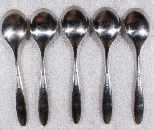 Edinburgh-Festival WMF Cromargan 5 Tea Spoons - 7 1/8" - Stainless Flatware - Picture 7 of 8