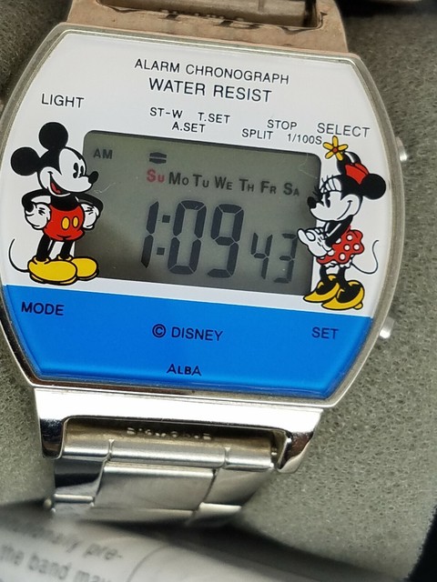 mickey digital watch