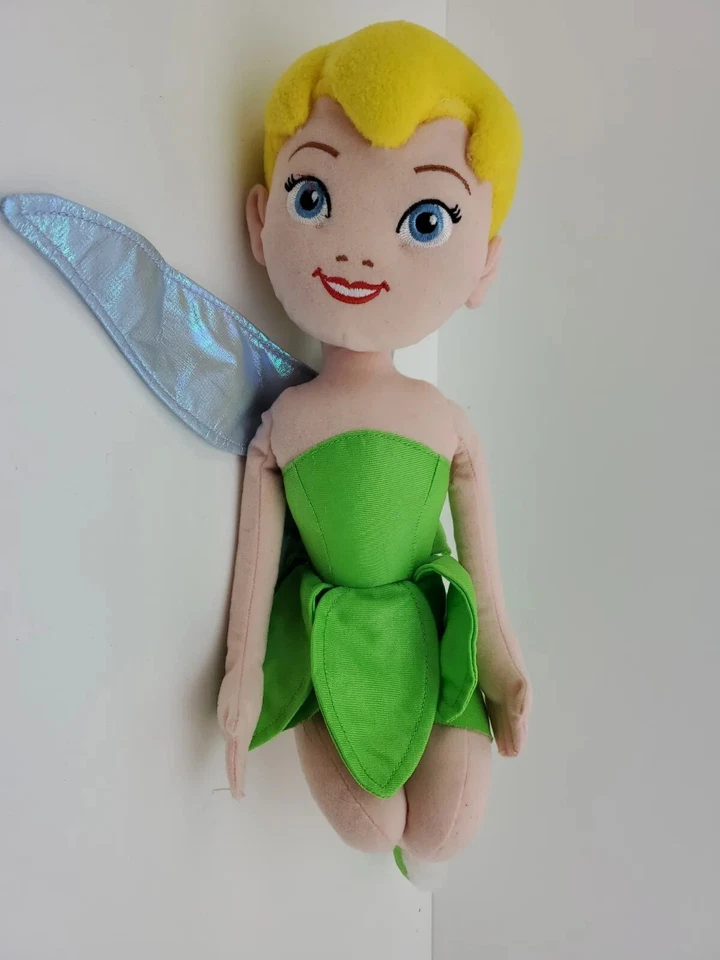 Disney Hadas Campanilla Peluche Peluche Sentado Hada Muñeca Hada Estante Exhibición Foto 3 de 4