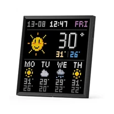 Divoom Pixoo-64 - WiFi Pixel Cloud Digital Frame with APP Control,64 X 64 LED...