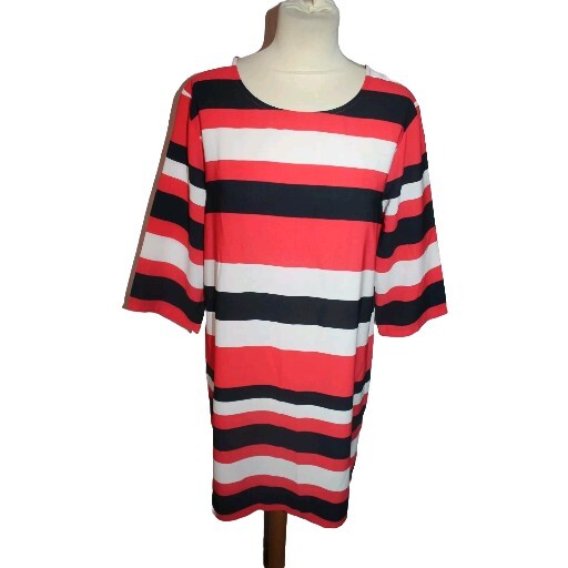 ROBE COURTE FLUIDE FEMME °°°  ANNA KAREL  °°°  TAILLE L . PARFAIT ETAT