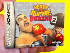 Ready 2 Rumble Boxing Round 2 Gameboy Advance Instruction manual / Booklet only