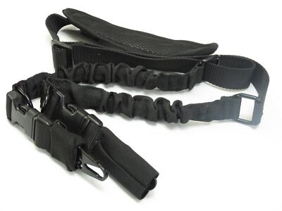 Two Points Sling for Rilfe Shotgun Premium Quality Shoulder Pad Black Elastic