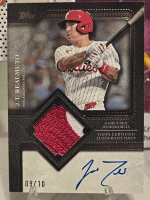 J.T. Realmuto 2025 Topps Update Auto Patch  /10 TFAP2-JR Phillies