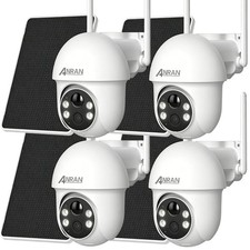 ANRAN 5MP Solar Akku WLAN Überwachungskamera Aussen Funk Home Audio Kameras IP65