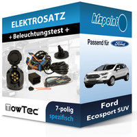 für Ford Ecosport SUV 11.2017-Jetzt Towtec E-Satz 7Polig Fahrzeugspezifisch NEU