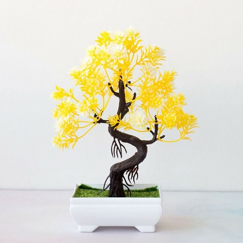 Bonsai Plastic Tree Easy To Manage Exquisite Workmanship Bright Color Brand New - Picture 9 of 19