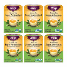 Yogi Tea - Green Tea Super Antioxidant 6 Pack - Organic Green Tea Blend to Sup