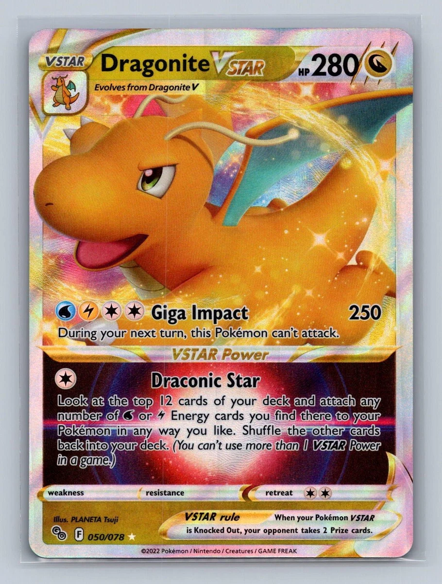 Dragonite VSTAR 050/078 Pokémon GO for sale | eBay