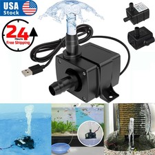Submersible Pump Ultra Quiet Water Pump with Fountain Pump for Fish Tank, Pond