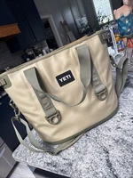Yeti Hopper Two 30 Soft Sided Cooler Green, Tan & Orange With Strap
