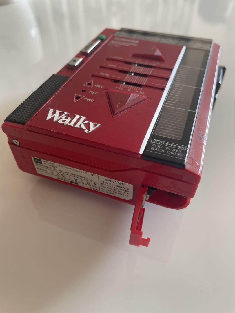 Walky KT-RS7 ウォーキー 東芝ステレオラジオカセットレコーダー Negotiable Toshiba Walkey Walkey Kt-Rs7 Portable Lightweight