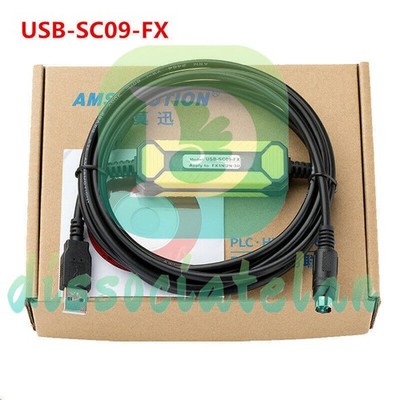 Suitable for Mitsubishi Plc Programming Cable FX3U/1N/2N/1S Series USB-SC09-FX
