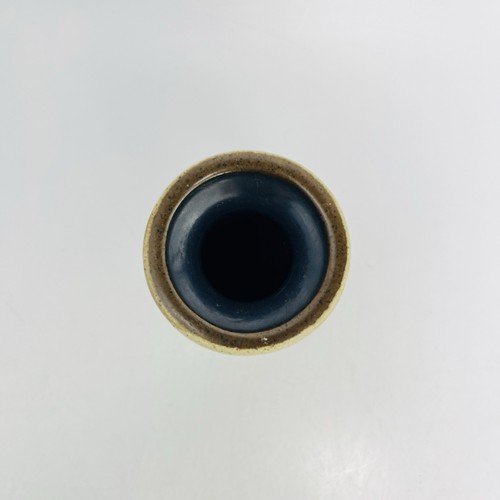 Vaso ceramica VEB Haldensleben 3077C Fat Lava EGP MCM anni 60 70 DDR GDR H 14,2 cm - Foto 5 di 8