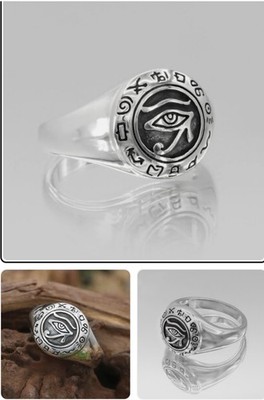 Eye Of Horus Ring/Egyptian Eye Of Ra Ring Jewelry Size 4-15