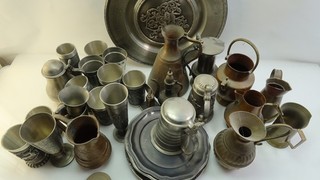 Konvolut Set Sammlung Zinn Metall Kupfer 14 kg kilogramm kg Sammler