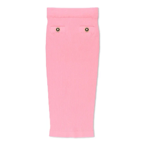 BALMAIN Womens Pink Knit Midi Skirt 2 Pocket Buttoned EU 36 RRP 1095 - product listing photo