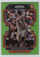 2022 Panini Prizm Lime Green Prizm 15/125 Kervin Castro #34 1r0p