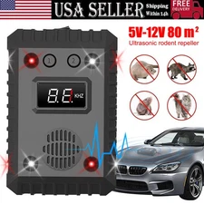Ultrasonic Mouse Repeller Rat Rodent for Car Wire Engine Pest Deterrent Control