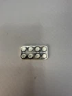 1/4 Troy Oz .999 Fine Silver Bar with Stamped Circles