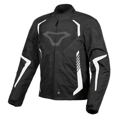 Motorradjacke Macna Tazar Weiß, Schwarz