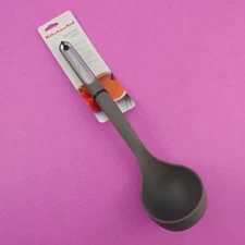KitchenAid Ladle Soup Spoon Non-Scratch Non-Stick Cookware Safe Gray KL006OHCGA