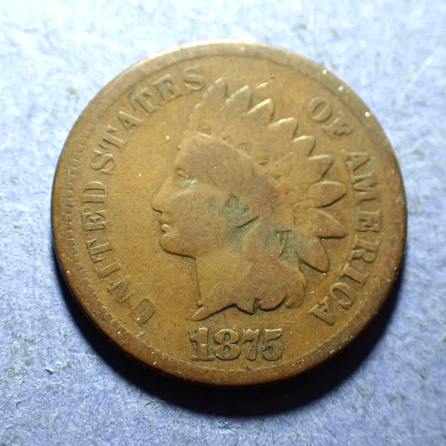 1875-P Indian Head Cent — photo from another recent sale