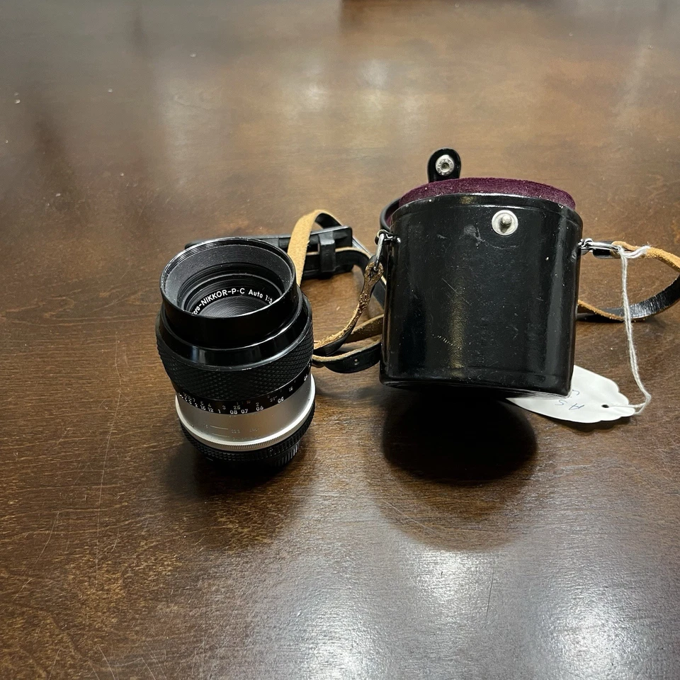 Lente principal de enfoque manual Nikon Micro-Nikkor-P 55 mm F/3,5 con estuche Foto 2 de 4