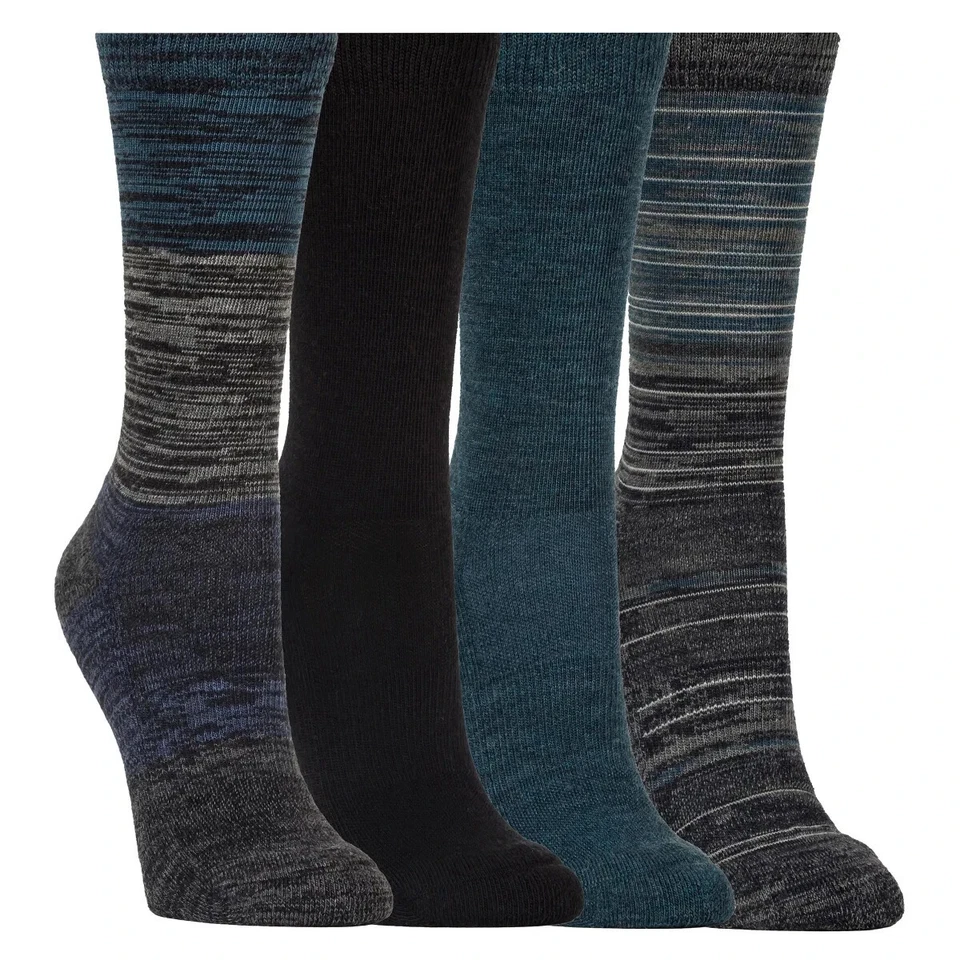 Paquete de 6 calcetines Kirkland extra finos de mezcla de lana merino para mujer y mujer | Foto 2 de 3