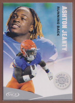 Ashton Jeanty #162 2025 Sage High Series All Rookie Team Silver -0878