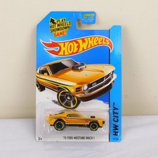 Hot Wheels '70 Ford Mustang Mach 1 HW City 97/250 New Sealed 2014