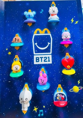 2026 McDonald's X BT21 BTS Happy Meal Complete Set of 10 - New