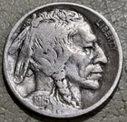 1915d Buffalo Nickel nice original F/VF Condition 1/2+ horn, no issues