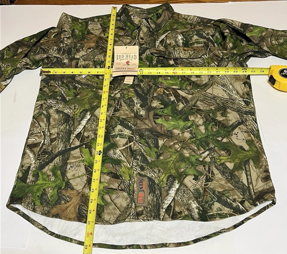Redhead Shirt Men's L True Timber HTC Camo Button Up Silent Hide Flex Hunting - Image 4 of 4