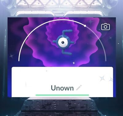 Mavin  Pokémon Go Shiny Unown B Registered Or Unregistered 30 Day