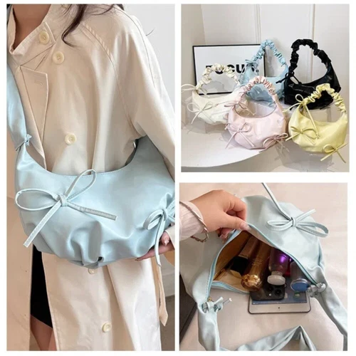 Handbag Underarm Bag Bow Crossbody Bag New Shoulder Bag  Ladies - Picture 11 of 17