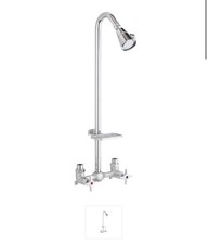 Homewerks - 3070-252-CHBWS - 2-Handle Chrome Wall Mount Tub Faucet
