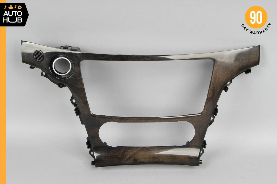 13-20 Mercedes R231 SL400 SL550 consola central bisel negro madera de fresno OEM 62k Foto 2 de 4